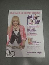 Hannah Montana CD DvD Print Ad 2007 8x11 Great To Frame  picture