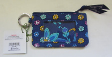 Vera Bradley Zip ID Disney Parks With Mickey Mouse on Flowers & Inside~New+Tags picture