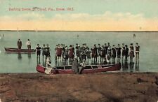 Bathing Scene St. Cloud Florida FL Christmas 1912 Postcard picture
