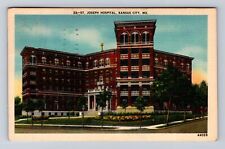 Kansas City MO-Missouri, St. Joseph Hospital, Antique Vintage c1943 Postcard picture