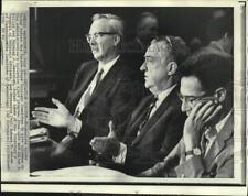 1970 Press Photo Walter Heller & other economists at Joint Economic Committee picture
