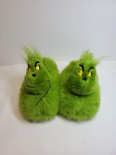 Vintage RARE 1994 The Grinch Plush Slippers Mens 7-8.5 Green picture