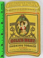 Vintage 1910s Dills Best Tobacco Pipe Cleaner Kit Trifold Advertisement Richmond picture
