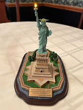 Danbury Mint Lighted Commemorative Statue of Liberty With American Flag -1 Owner picture