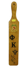 Vintage 1967-70 Phi Kappa Psi Indiana University Beta Chapter Fraternity paddle picture