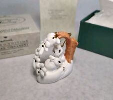 Hallmark Keepsake Ornament Bone China Rabbits 1988 Limited Edition Christmas picture
