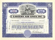 Eastern Air Lines, Inc. - Aviation Airline Fully Issued Stock Certificate - Avia picture