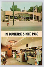 1950s Dunkirk Dry Cleaners Laundromat~Laundry~New York Vintage NY Postcard picture
