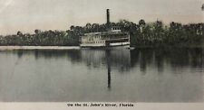 Postcard St. John's River Florida Steamship c1904 picture