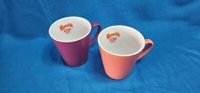 Kahlua Anything Goes Mugs 1999 Lot of 2 Purple Orange Vintage picture