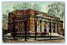 c1910's Allen County Memorial Hall Building Lima Ohio OH Posted Antique Postcard picture