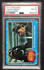 1977 Topps Star Wars #7 The Villainous Darth Vader PSA 8 NM-MT picture