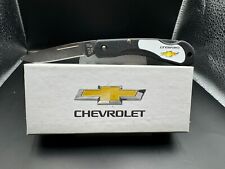 CASE XX CHEVY MINI FOLDING KNIFE STAINLESS STEEL BLADE CHEVY OEM BOX AND PAPERS picture