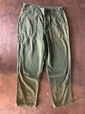 Vintage 1973 Vietnam US Army Cotton Sateen OG-107 Utility Trousers Pants 32x28 picture
