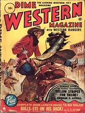 Dime Western Magazine Pulp Mar of 1950 CLEAN & BRIGHT Cover--- VG Plus Condition picture