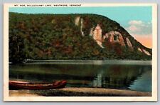 Mt. Hor. Willoughby Lake. Westmore Vermont Vintage Postcard picture