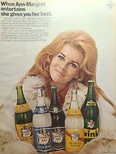 Canada Dry Ann-Margret Fur Coat From Hollywood with Love Vintage Print Ads 1969 picture