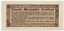 Chiclets 20s Gum - Old Merchandise Certificate - American Chicle Company picture