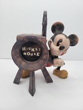 Vintage Style Disney Mickey Mouse Table Sculpture with Removable Picture Frame picture