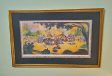 1993 Disneyland Mickey's Toontown Framed Concept Art Lithograph Nina Rae Vaughn picture
