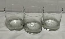 Crown Royal Black Whiskey Cocktail Glasses Etched Qty 3 picture