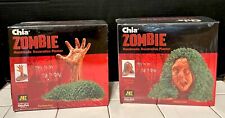 Chia Pet Zombie Lot of 2 Decorative Planter NEW Halloween Decoration SEALED picture