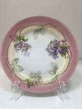 Antique Three Crown Germany China Lilac Plate TCG6 - Produced 1909-1916 picture
