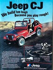 Vintage 1978 Jeep CJ Renegade original color ad AM029 picture