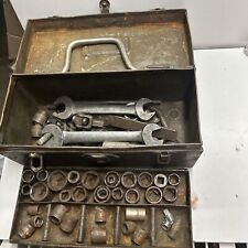 Vintage Kennedy Kits Tool Box Bighorn Line 14x6x6 USA & Wrenches & Sockets picture