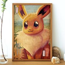 40x50 NO FRAME Retro Poster Eevee Canvas Painting Japanese Wall Art Prints picture