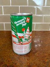 Vintage America's Turning 7Up Collectible Pull Tab Soda Can Steel Vermont picture