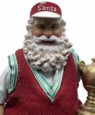 KSA Kurt Adler Fabriche Winner’s Cup Trophy Golfing Golfer Santa Christmas picture