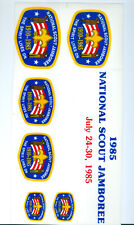 BSA  1985 National Jamboree sticker sheet July 24-30, 1985 picture