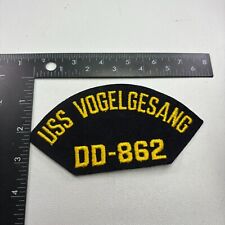 United States Navy Ship Hat Patch USS VOGELGESANG DD-862 Destroyer Ship 43X6 picture