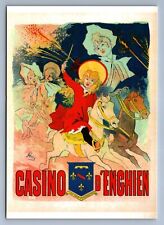 Postcard Vtg Reproduction Reprint Advertisement Cheret Casino D'Enghien 4x6 picture