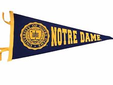 University Of Notre Dame Pennant College Collegiate 12x30 Sign picture