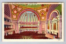Boston MA-Massachusetts, Interior The Christian Science Church, Vintage Postcard picture