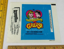 GREASE trading card wrapper 1978 Topps Olivia Newton John picture