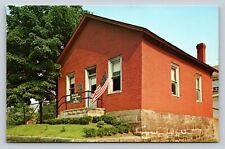 Little Red Schoolhouse W/ US Flag - Butler PA, Vintage Postcard picture