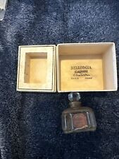Vintage BELLODGIA Perfume Caron Bottle France Collectible With Box picture