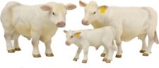 Little Buster Charolais Family Set - Charolais Cow, Bull, and Calf 1/16th Scale picture