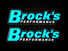 2 ORIGINAL NOS BROCKS PERFORMANCE STICKERS KAWASAKI BMW SUZUKI DUCATI BUELL KTM picture