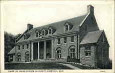Granville Ohio OH Denison University Sigma Chi Fraternity Vintage Postcard picture