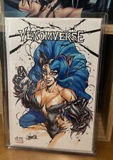 Venomverse #1 Original Art Sketch “Venomized Felicia”  By Jose Varese W/COA Read picture