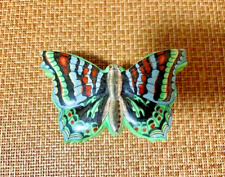 RARE Fabienne Jouvin Butterfly Shaped Trinket Box from Tozai-Beautiful Art Piece picture