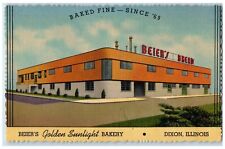c1930's Beier's Golden Sunlight Bakery Dixon Illinois IL Vintage Postcard picture