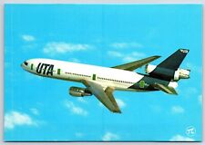 Airplane Postcard Union de Transports Aeriens UTA Airlines Douglas DC-10 #1 DW10 picture