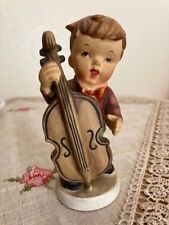 Vintage Hand painted Hummel Style Figurine 'The Little Cellist' 3304F Japan picture