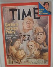 Jimmy Carter Signed 1977 Time Magazine Full Issue Autographed picture