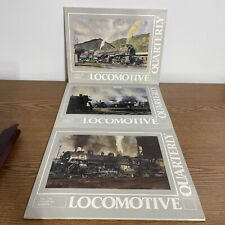 RR trains magazine Lot Of 3 steam Locomotive Quarterly Fall Winter Summer 1989 picture